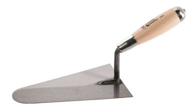 Кельма треугольная, стальное полотно, деревянная  ручка с металлическим затыльником 18 см., L'OUTIL PARFAIT арт. 455180 ― L'OUTIL PARFAIT