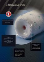 Ролик из микрофибры, ворс 10мм, 250мм, краски на водной основе, лаки, глазурь, L'OUTIL PARFAIT арт. 988250